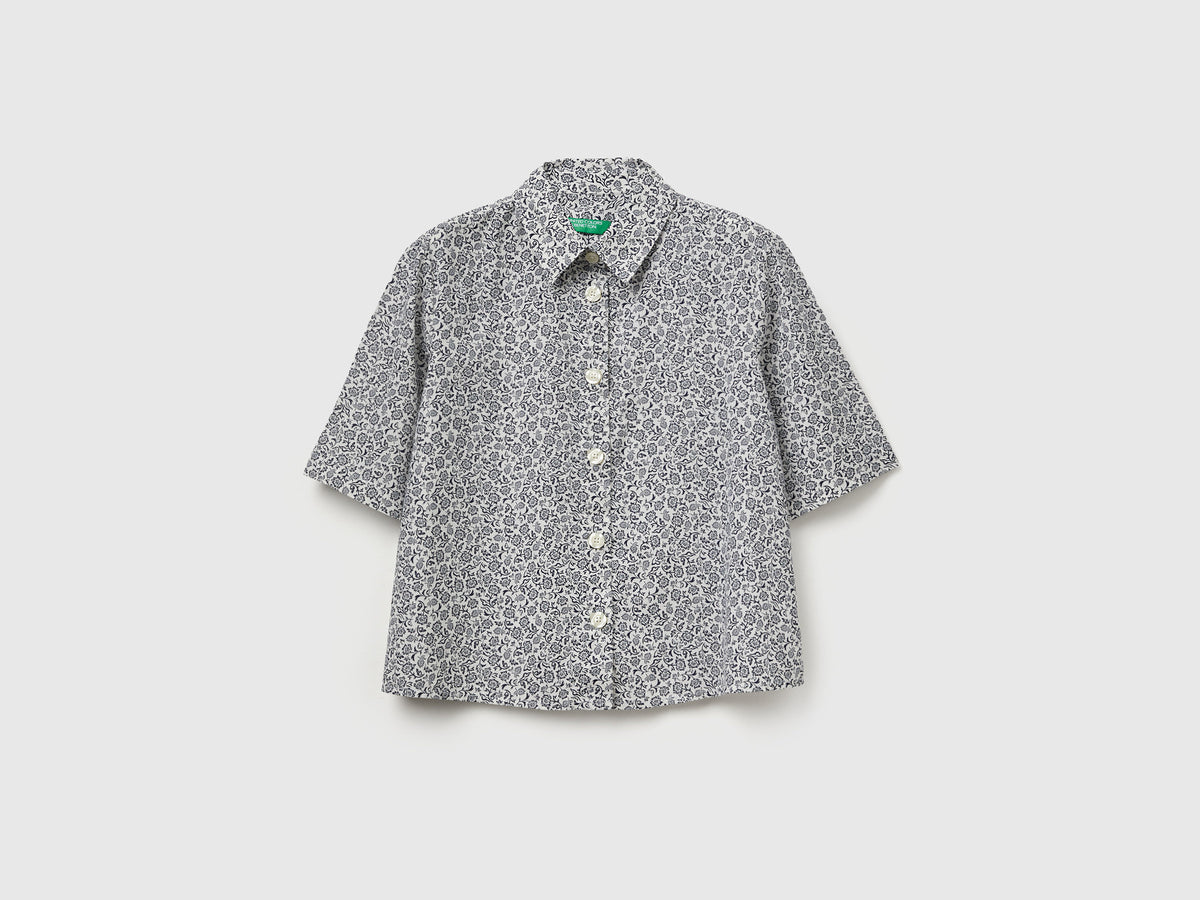Camicia fantasia a manica corta