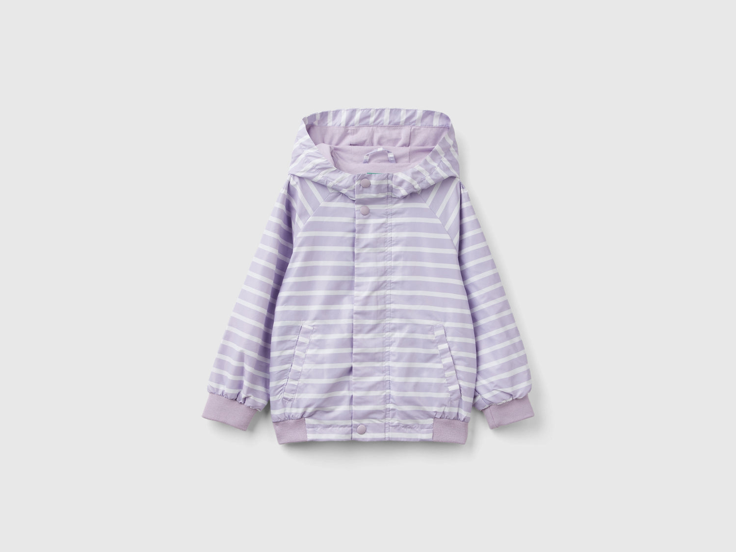Giacca fantasia "Rain Defender" da bimba lilla | Benetton Outlet