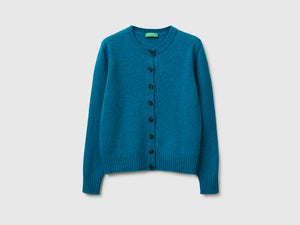 Cardigan in pura lana Shetland