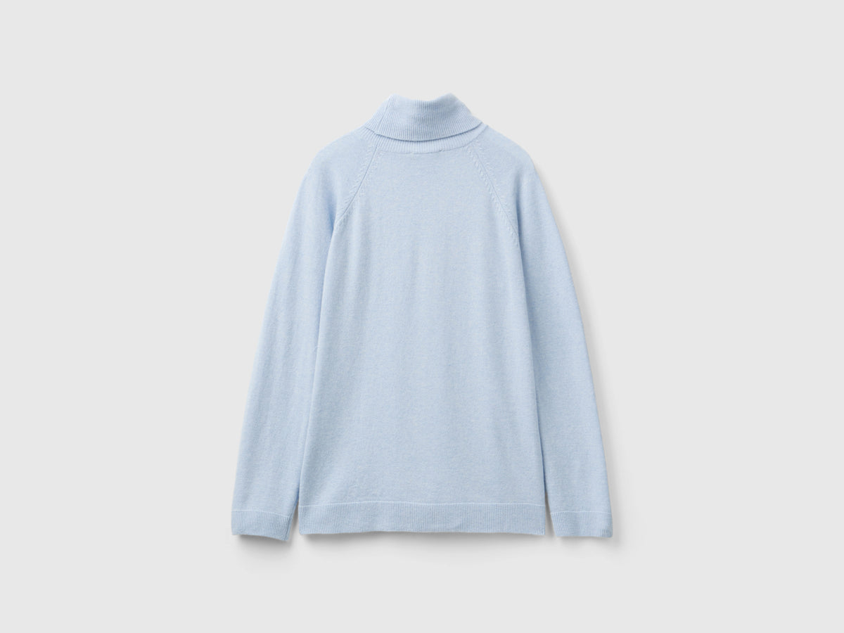 Dolcevita carta da zucchero in misto lana e cashmere