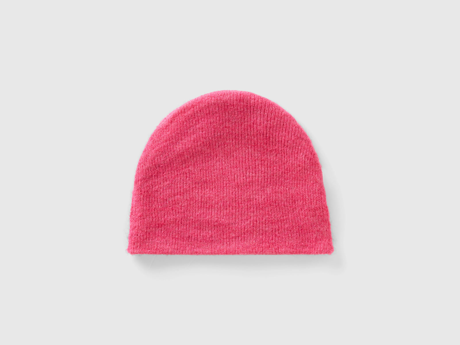 Berretto reversibile in misto viscosa da bambina rosa 2 | Benetton Outlet