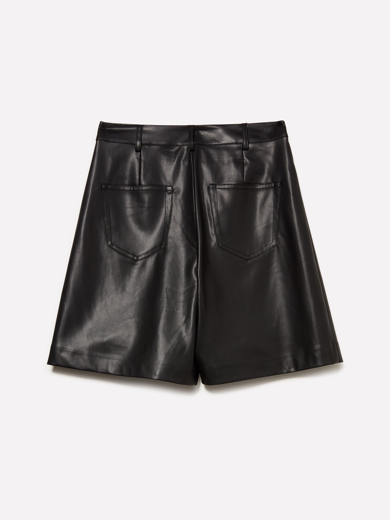 Bermuda in tessuto spalmato da donna nero 2 | Sisley Outlet