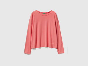T-shirt manica lunga in Modal stretch