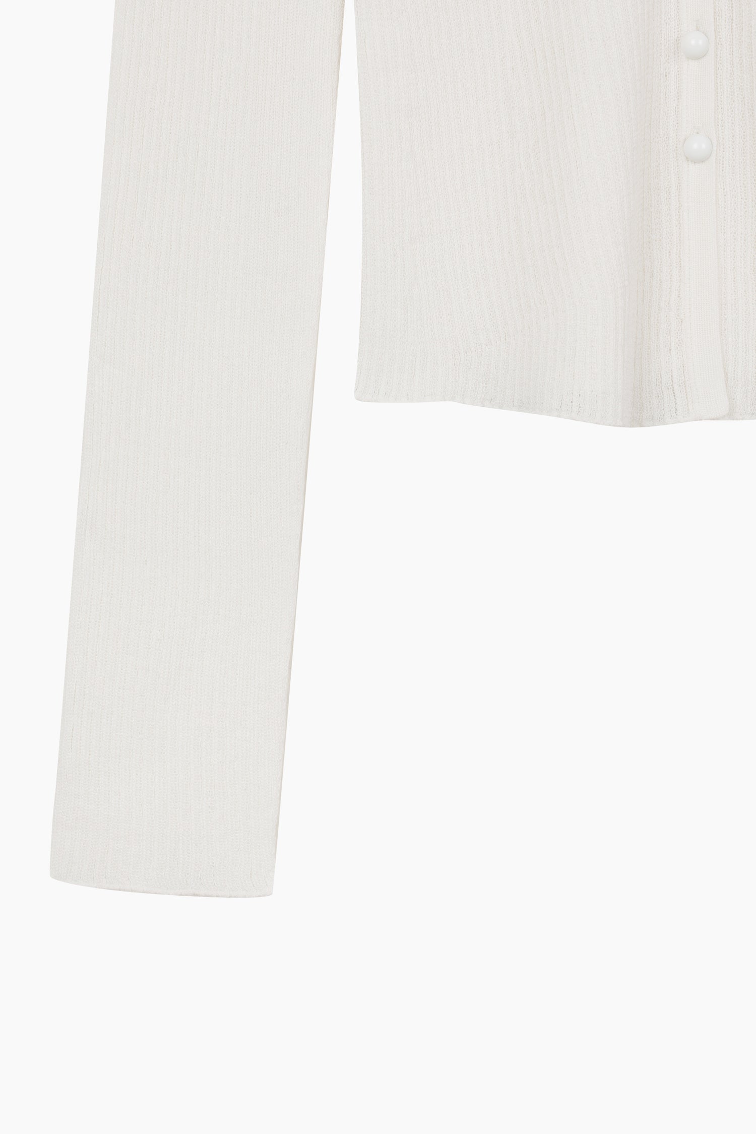 Cardigan con bottoni a perla da donna bianco 4 | Sisley Outlet