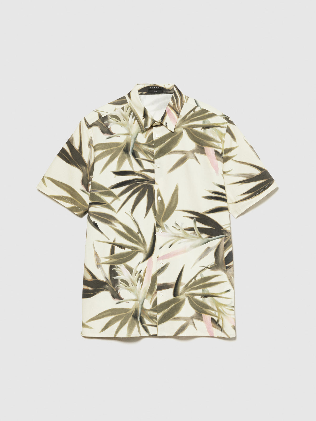 Camicia stampata a maniche corte