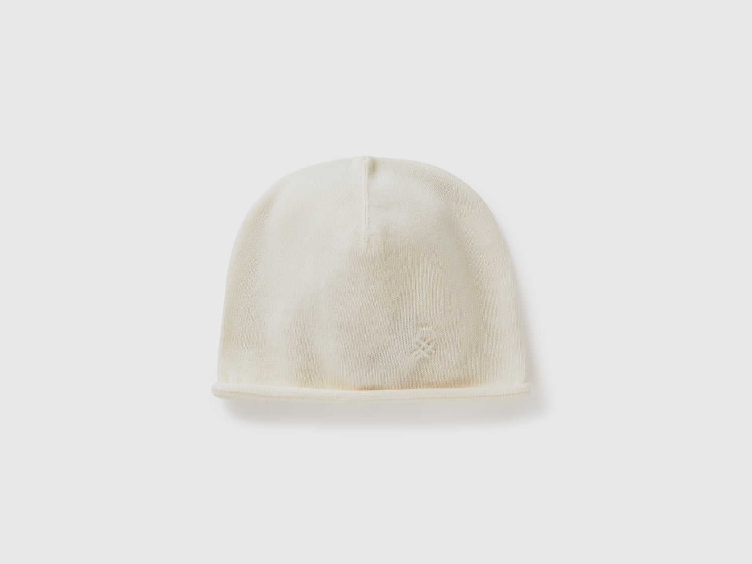 Cappello in misto cashmere da donna bianco panna | Benetton Outlet