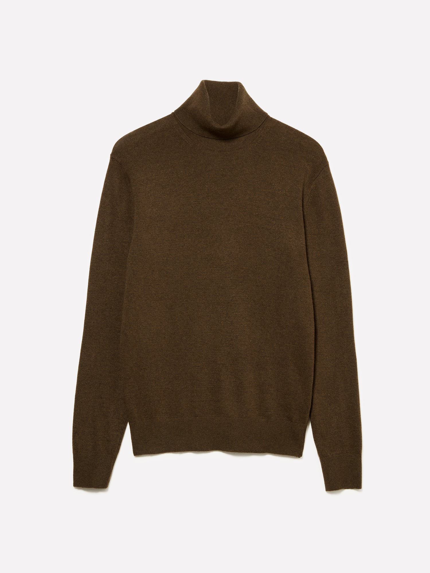 Maglia regular fit con collo alto da uomo marrone | Sisley Outlet