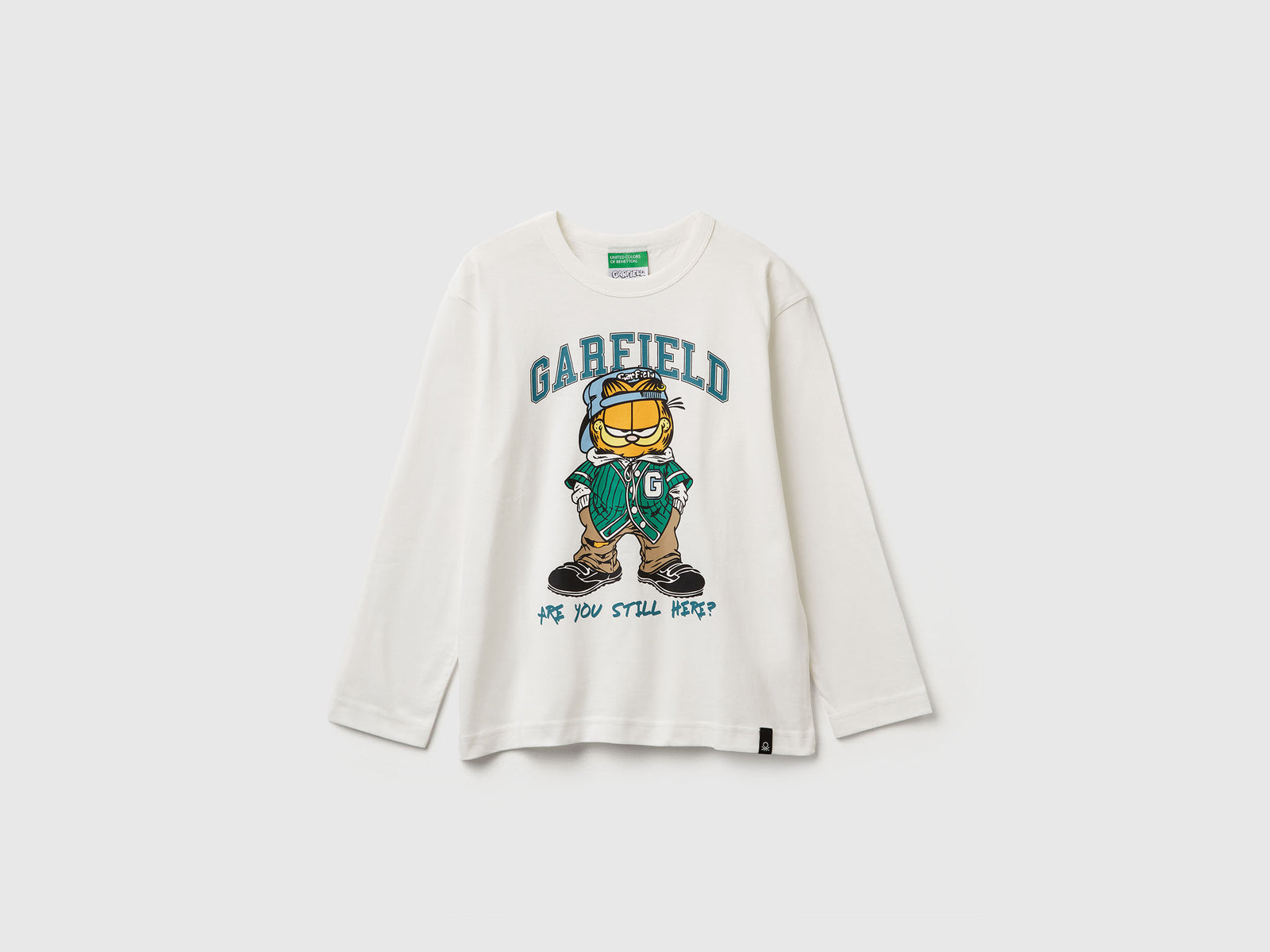 T-shirt Garfield ©2025 by Paws, Inc. da bambino bianco panna | Benetton Outlet