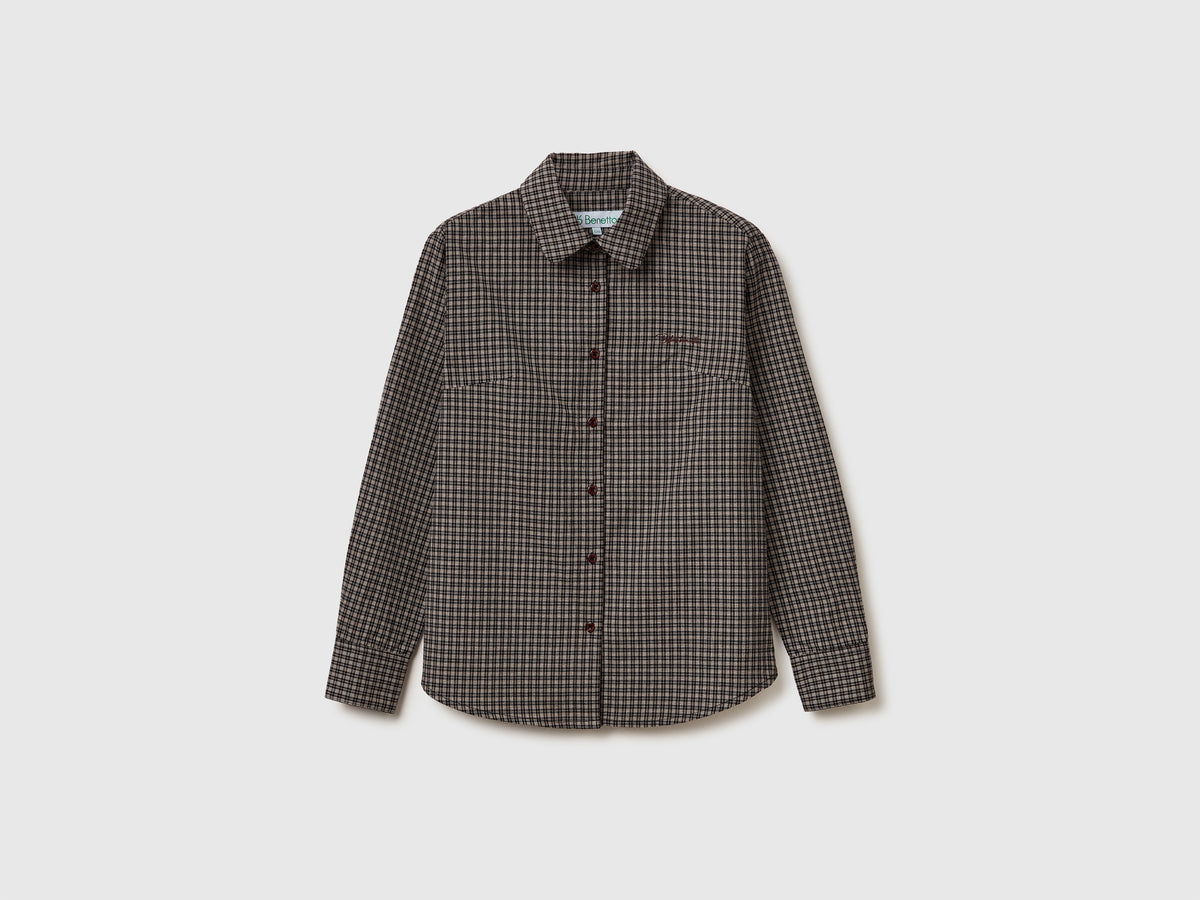 Camicia a quadri 100% cotone