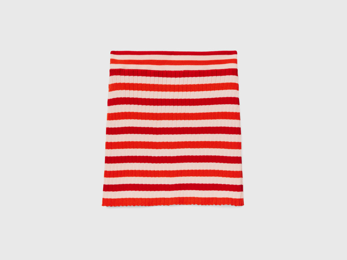 Minigonna a righe da donna multi-color 2 | Benetton Outlet