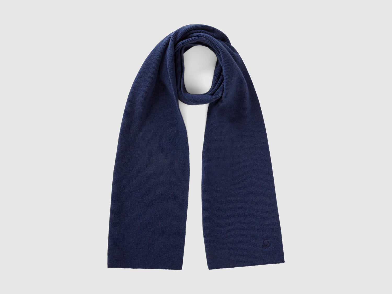 Sciarpa in misto lana da bambino blu scuro | Benetton Outlet