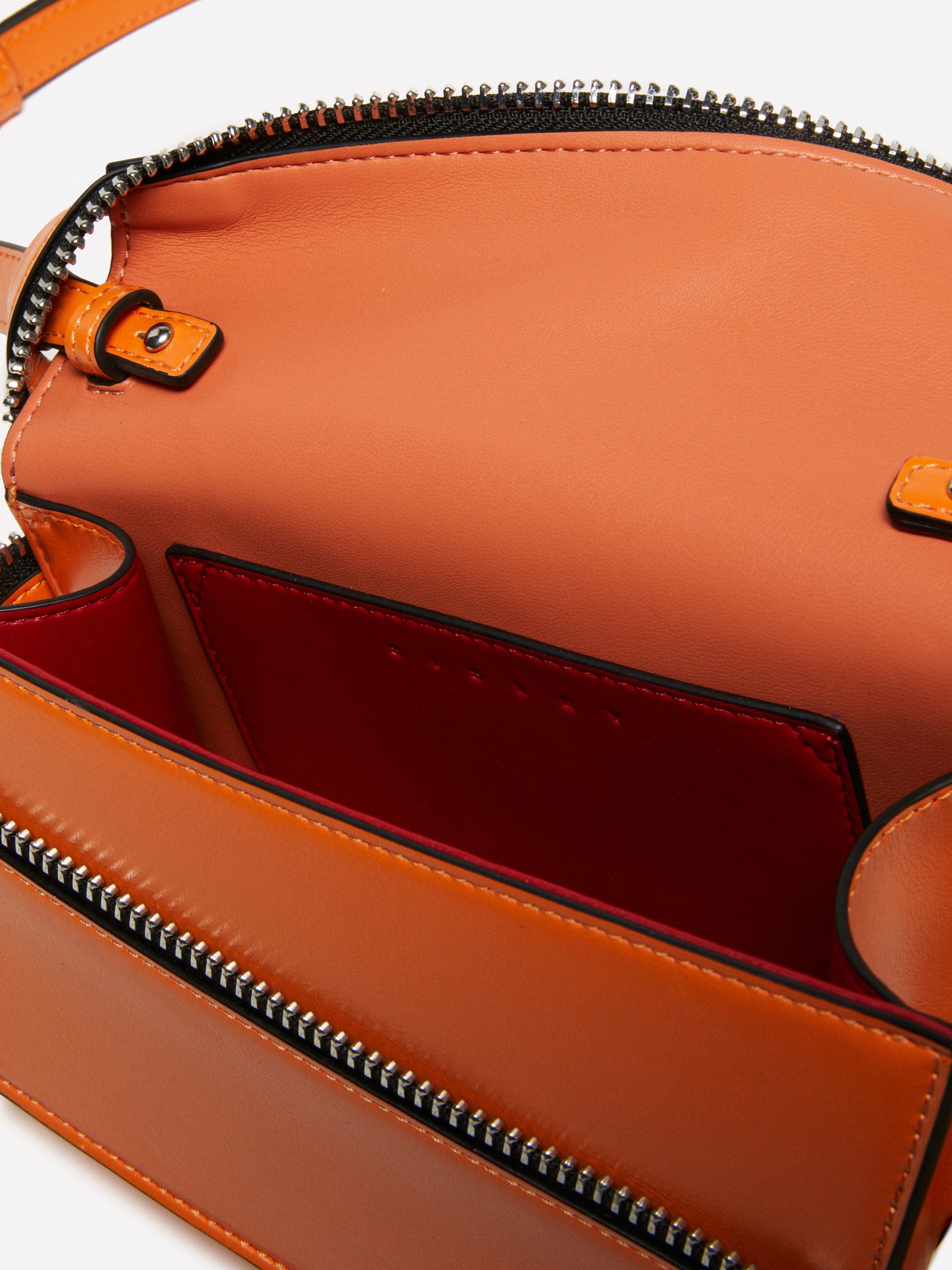 Borsa asimmetrica piccola da donna arancione 3 | Sisley Outlet