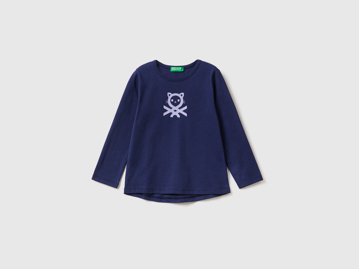 Maglietta con logo 100% cotone