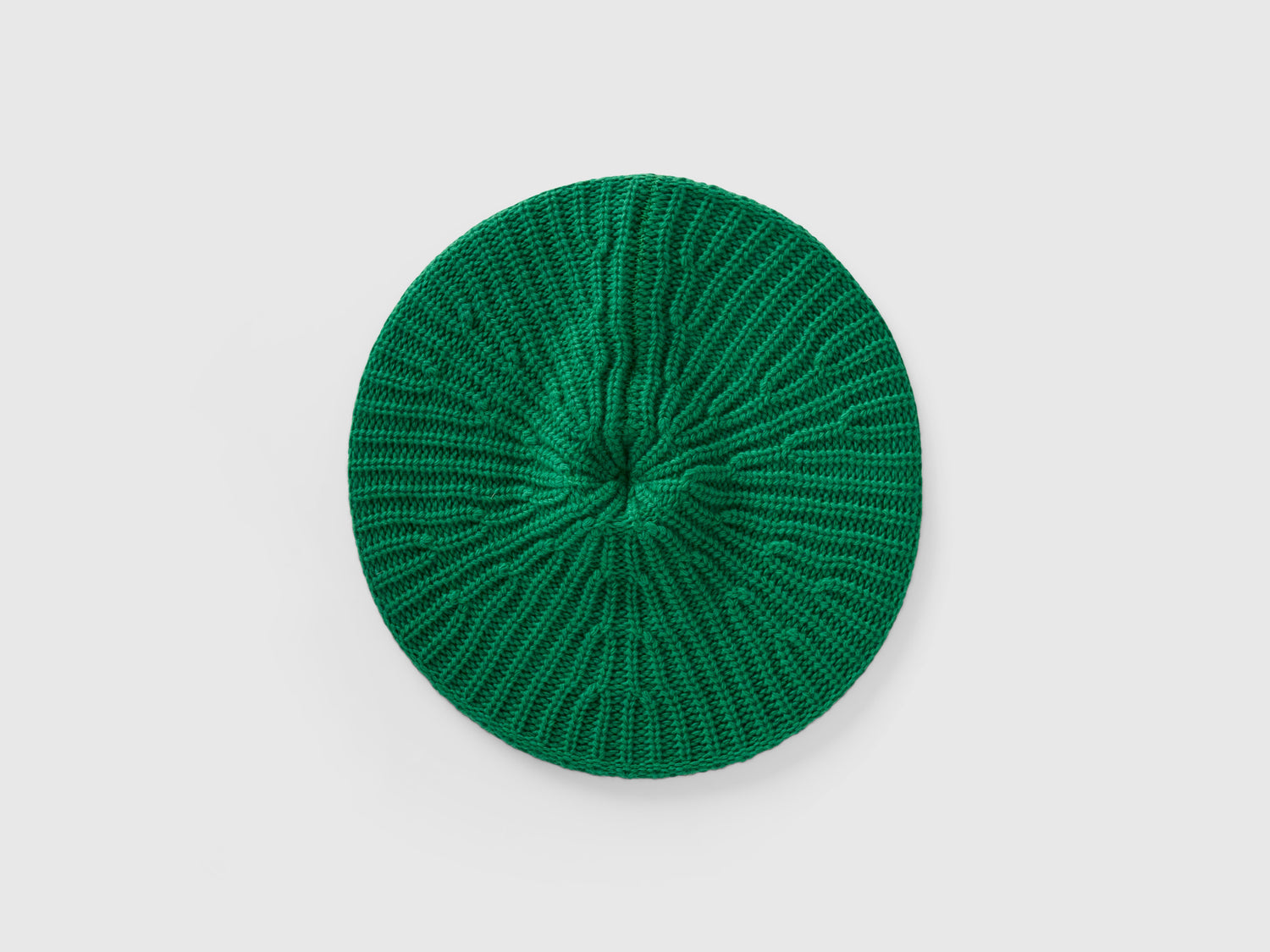 Basco in misto lana da donna verde | Benetton Outlet