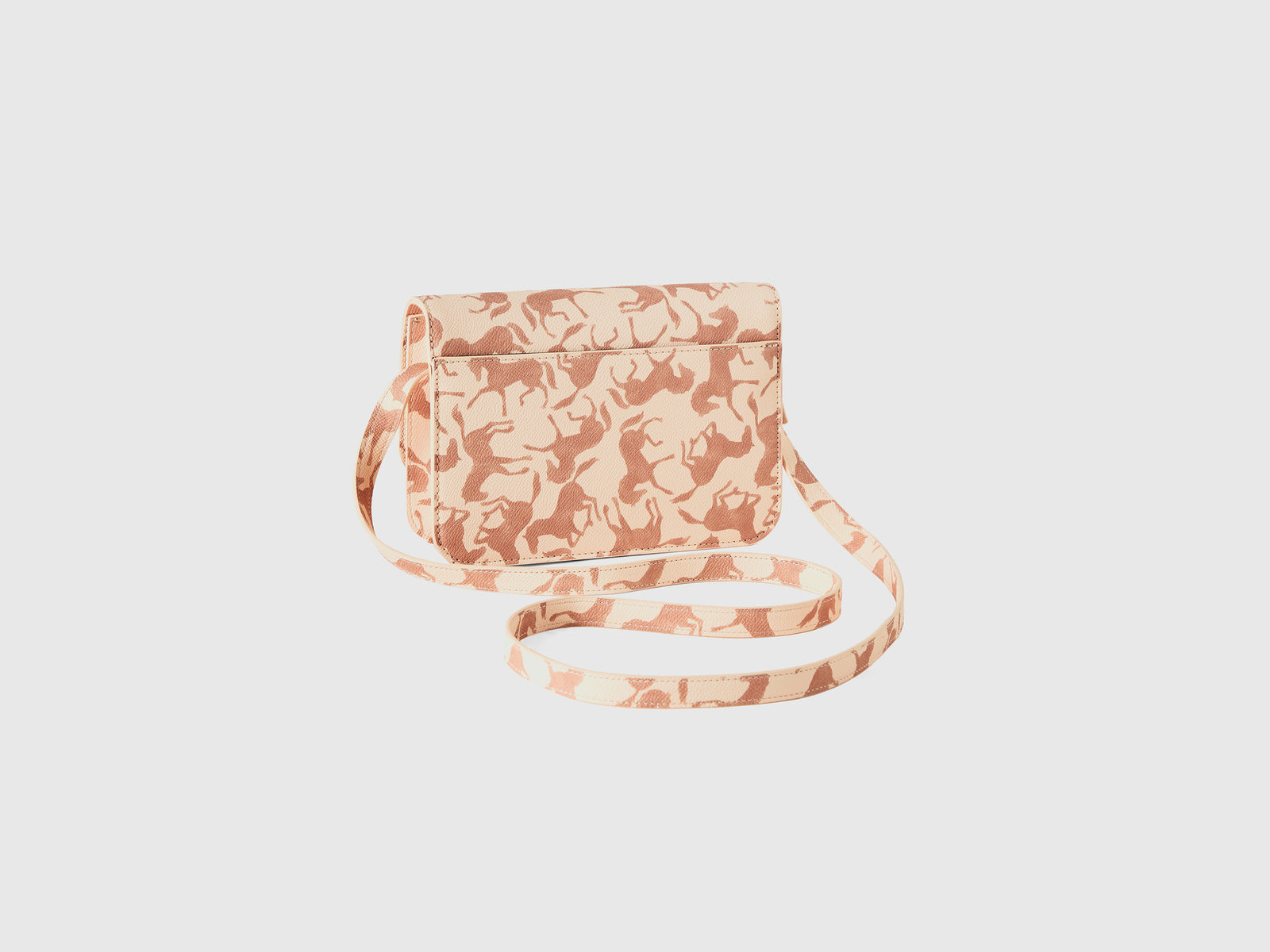 Be Bag rosa chiaro con stampa cavalli da bambina rosa tenue 2 | Benetton Outlet