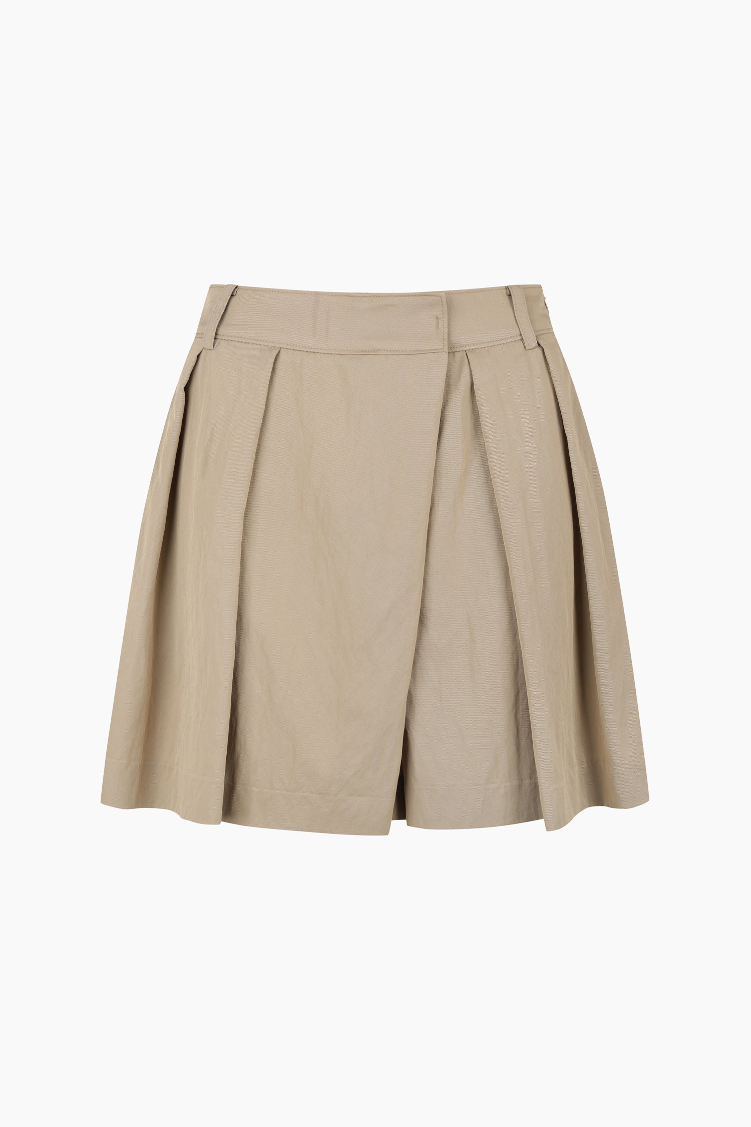 Gonna pantalone con pieghe da donna cammello | Sisley Outlet