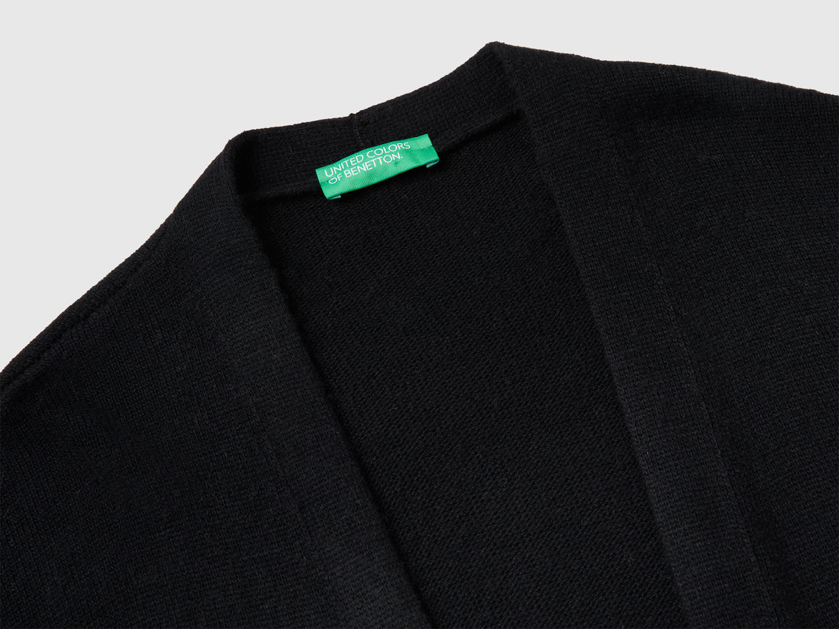 Cardigan lungo in misto cashmere