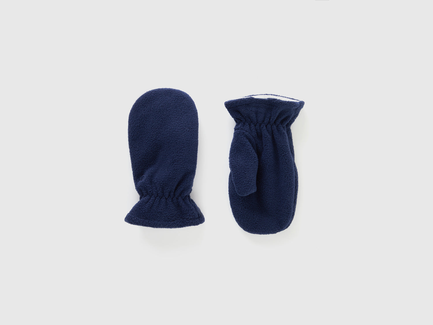 Muffole in pile foderate da bimbo blu scuro | Benetton Outlet