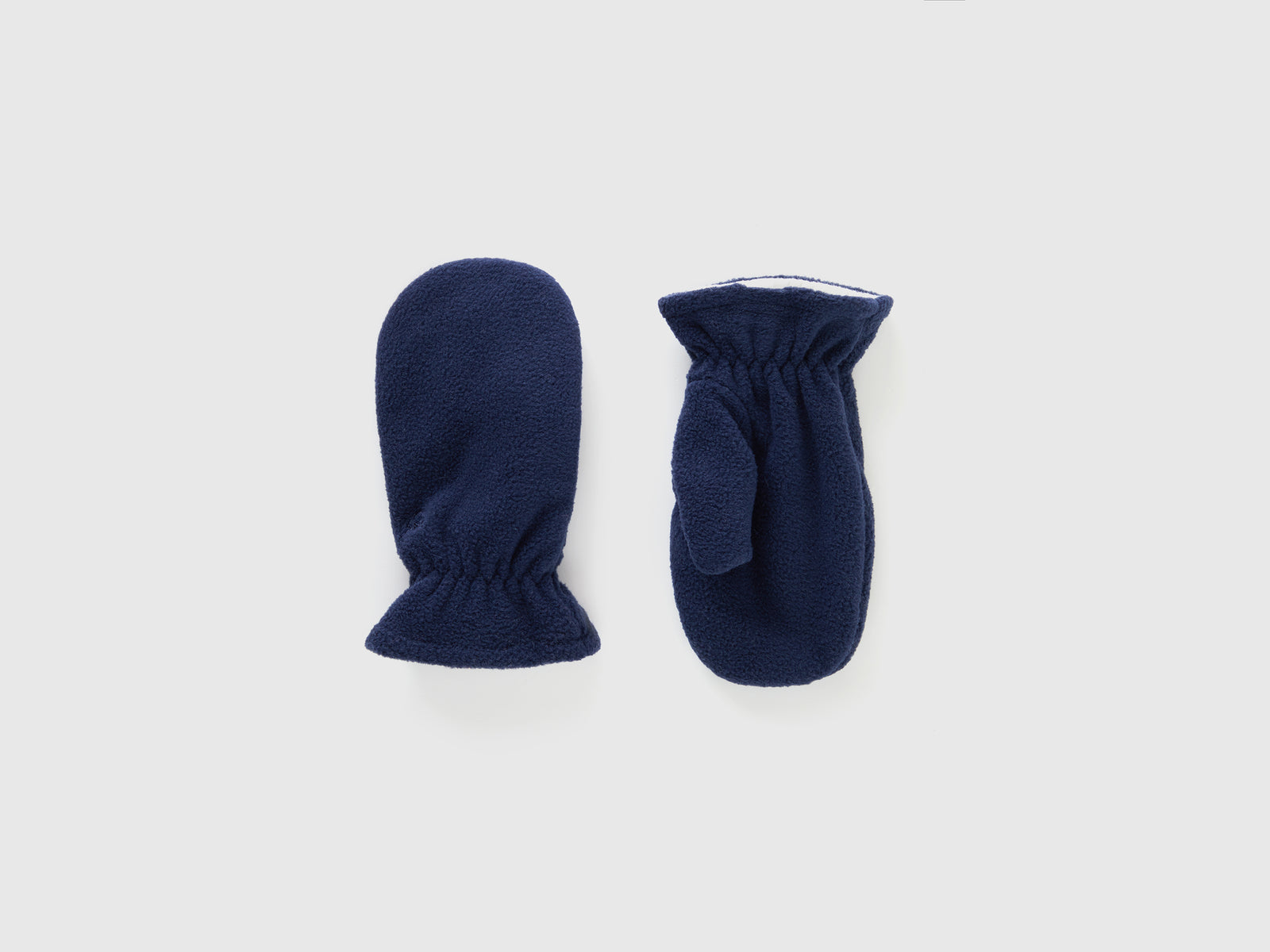 Muffole in pile foderate da bimbo blu scuro | Benetton Outlet