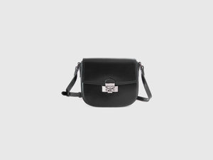 Borsa piccola a tracolla effetto vernice