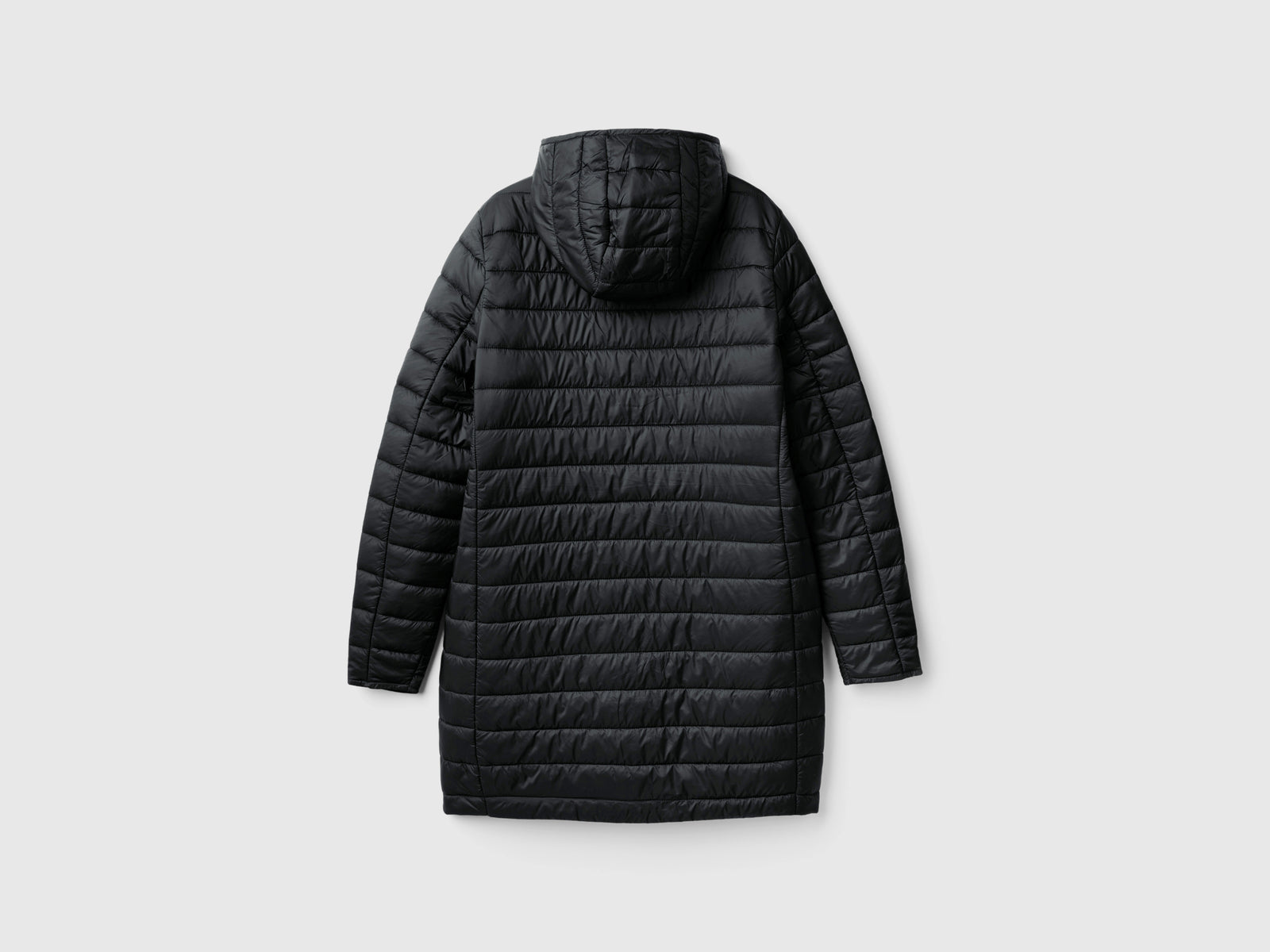 Piumino imbottito con ovatta riciclata da donna nero 2 | Benetton Outlet
