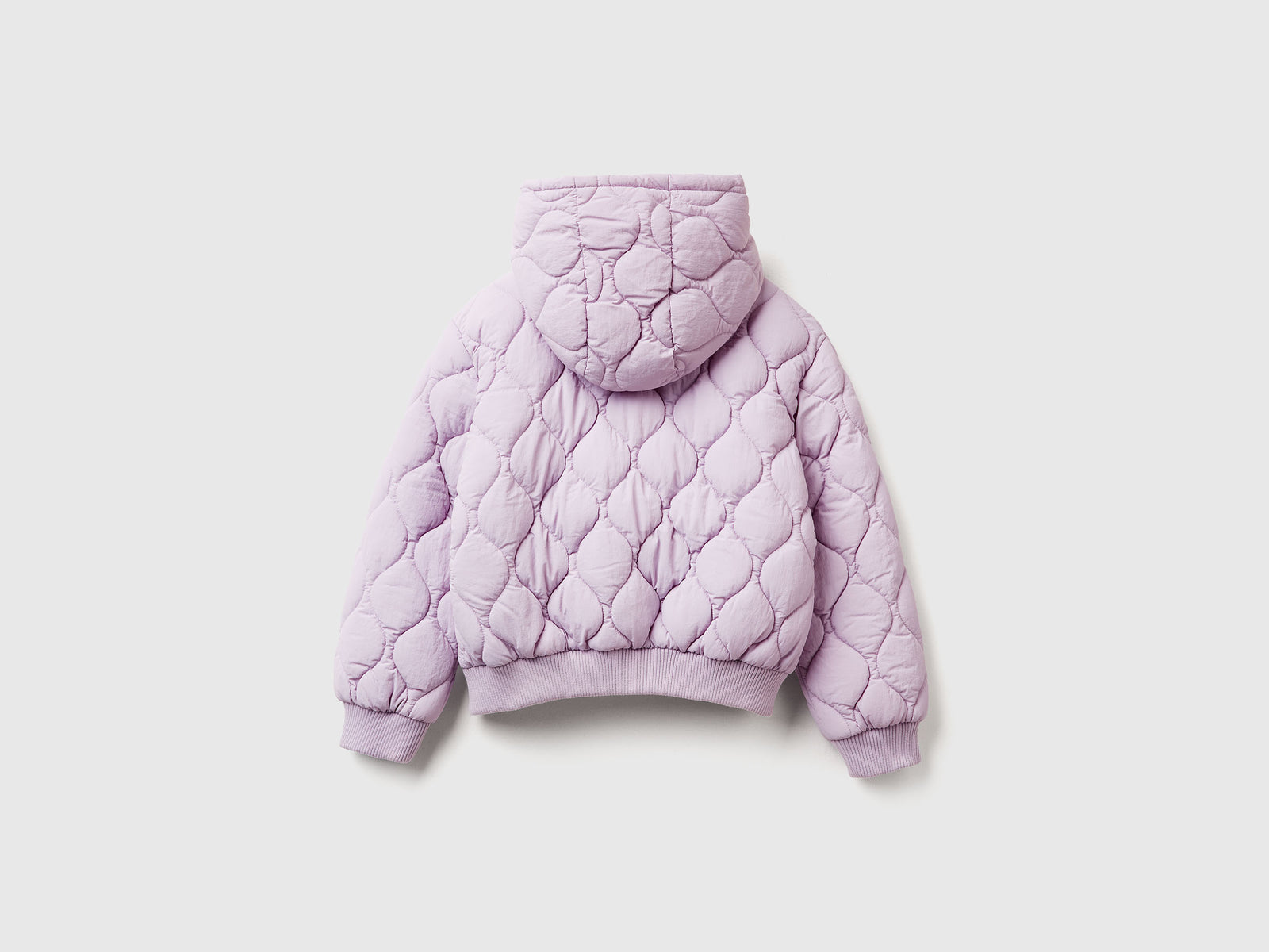 Giubbotto imbottito "Rain Defender" da bambina lavanda 2 | Benetton Outlet
