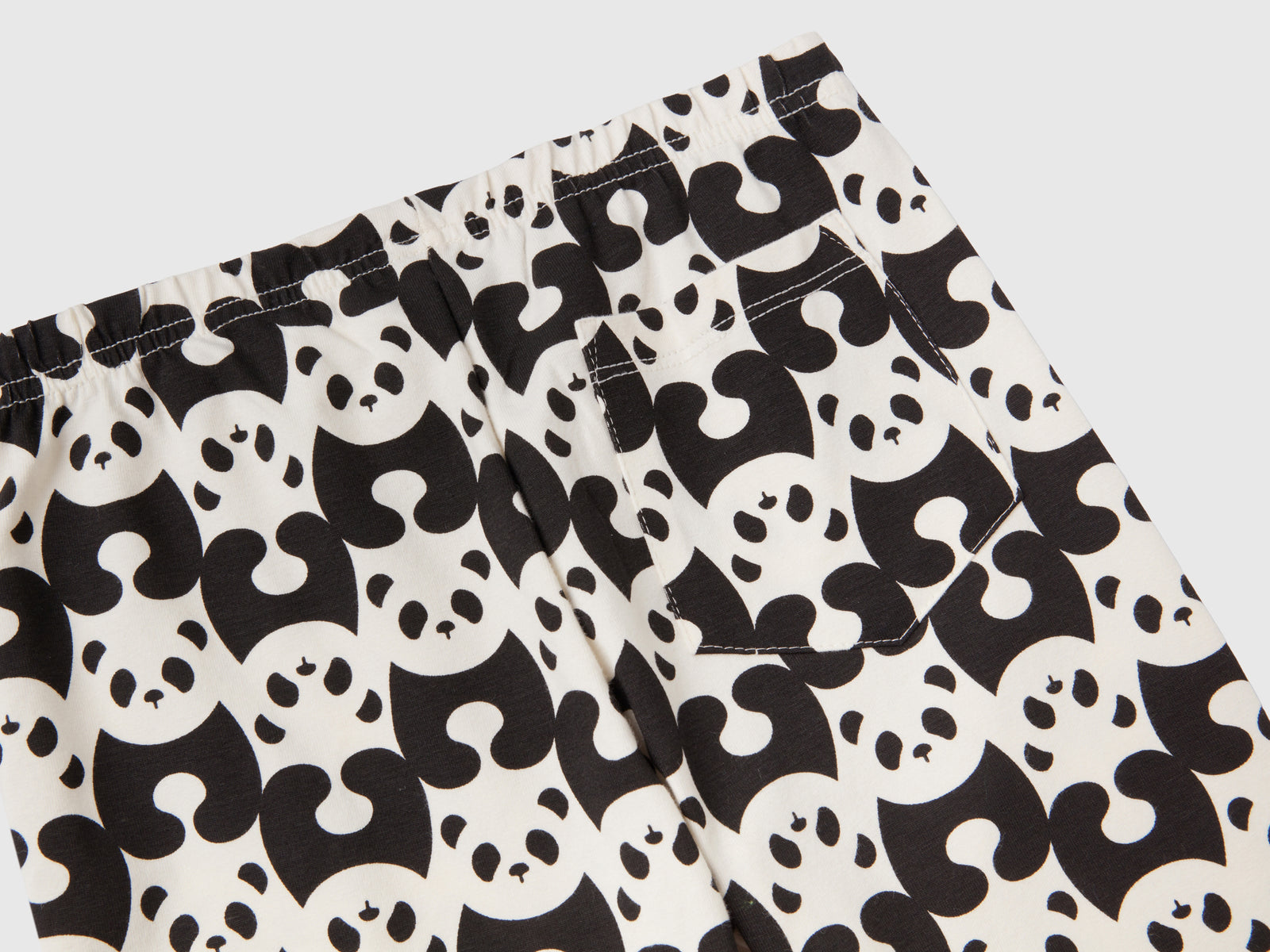 Pigiama lungo con stampa panda da bambino multi-color 2 | Benetton Outlet