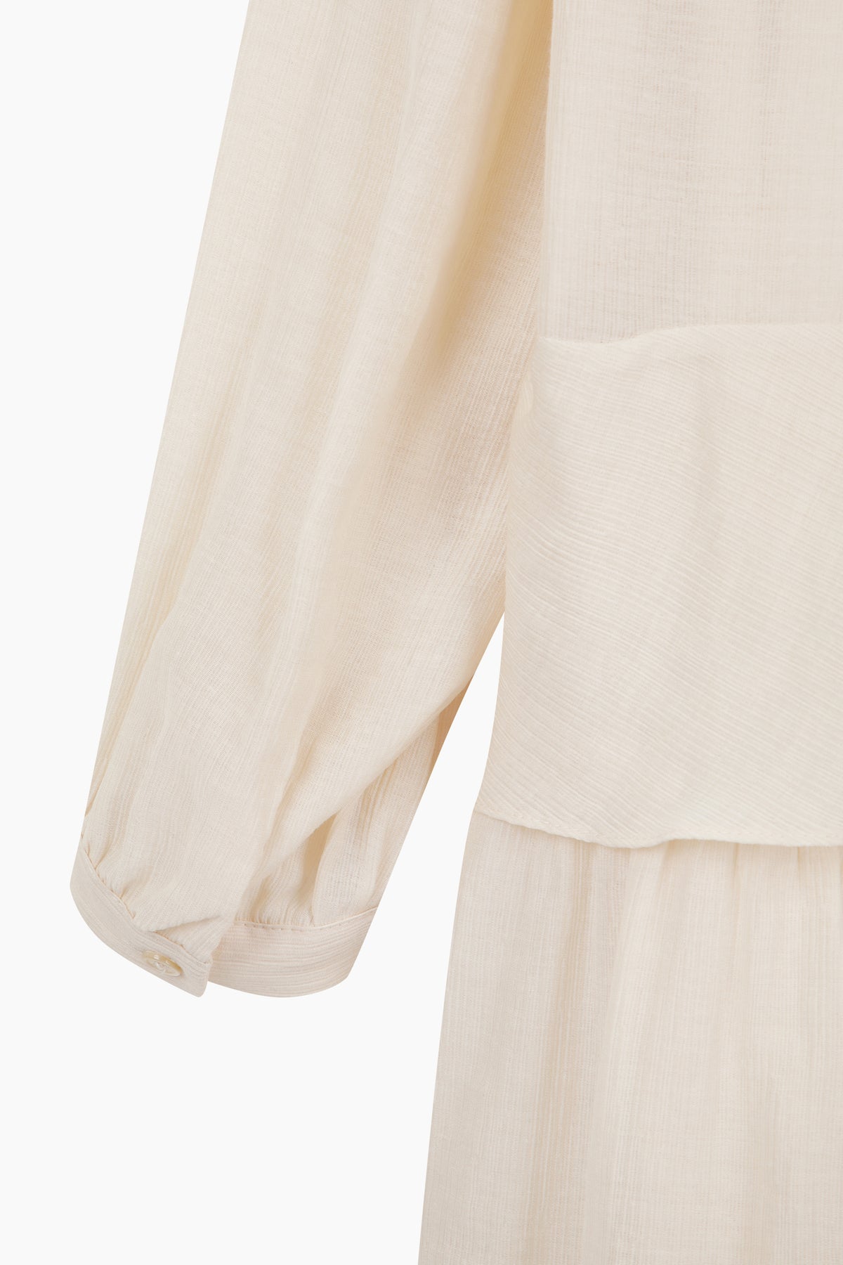 Vestito corto rosa cipria con rouches