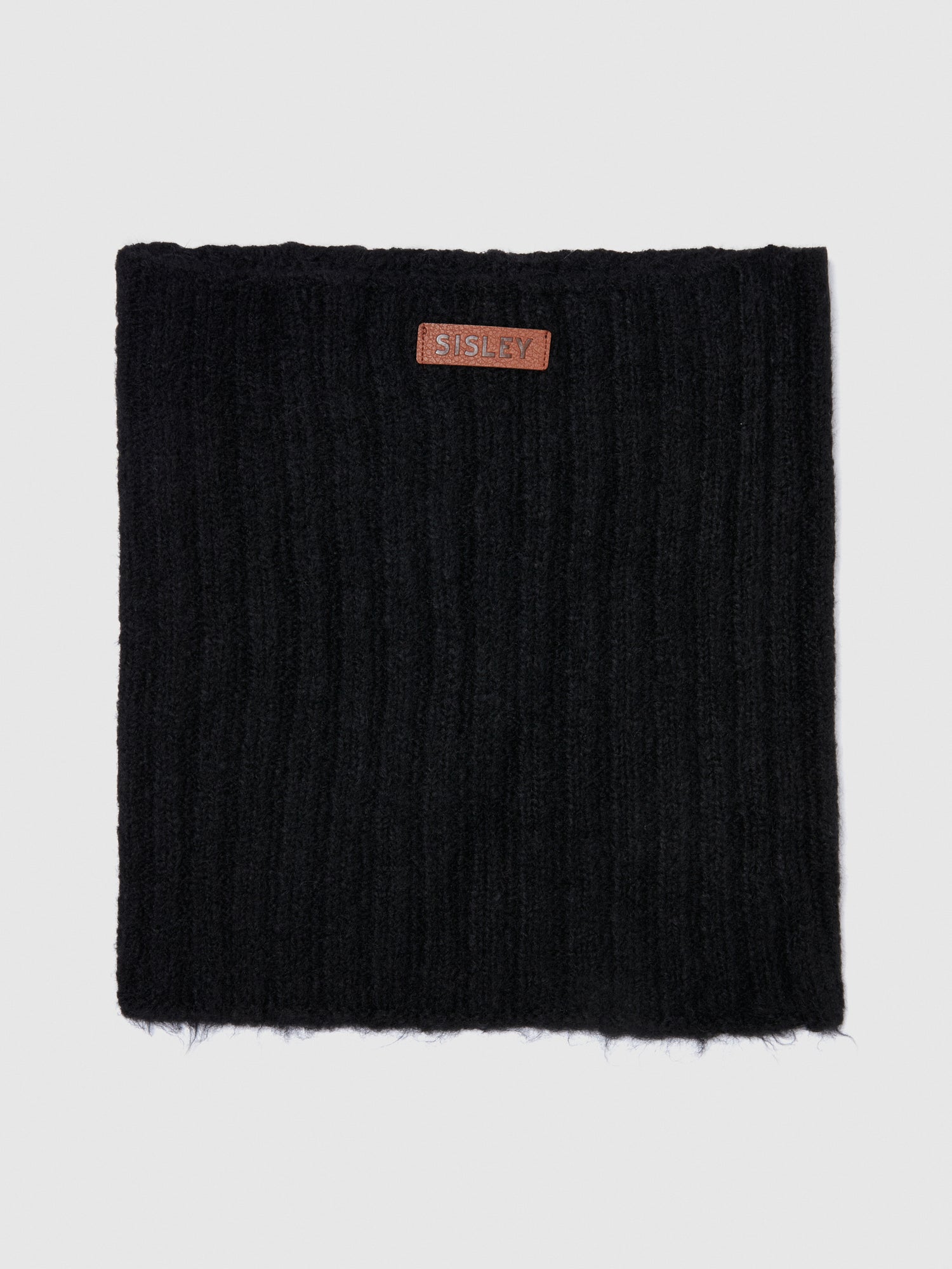 Collo in maglia da bambino nero | Sisley young Outlet