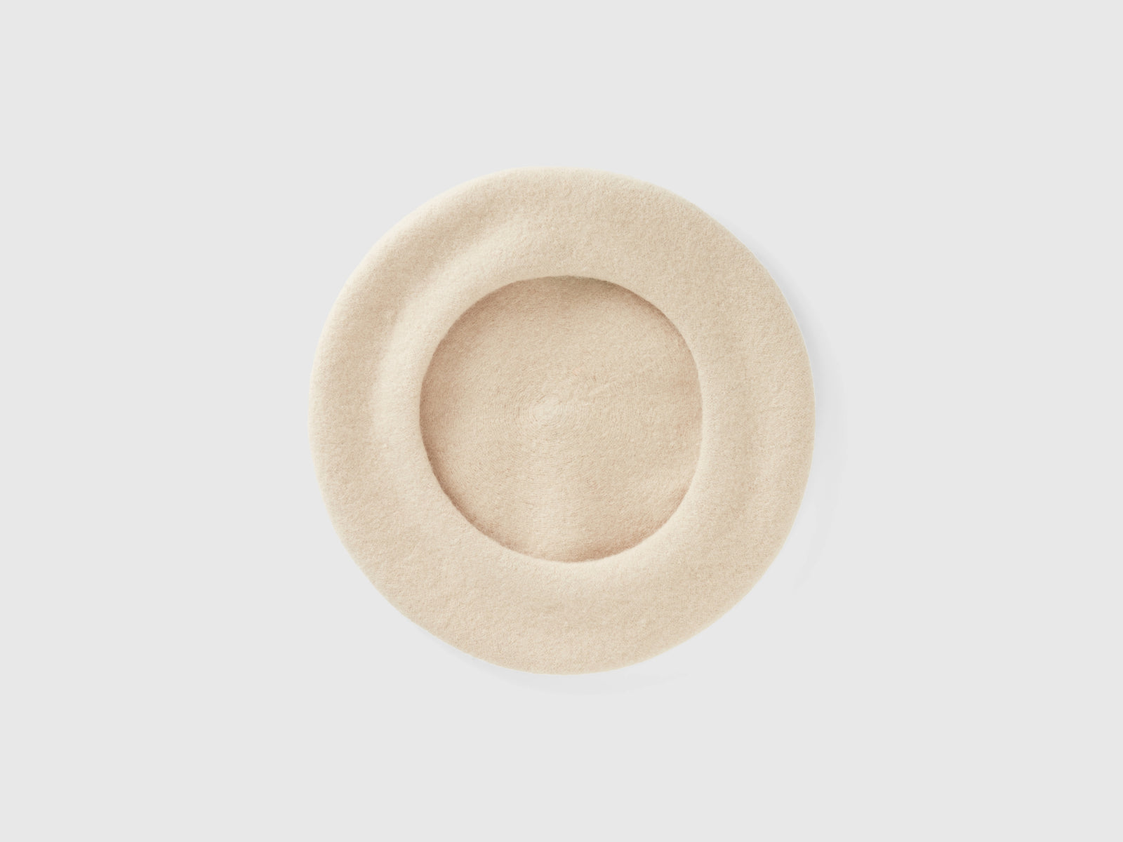 Basco classico in misto lana da donna beige 2 | Benetton Outlet