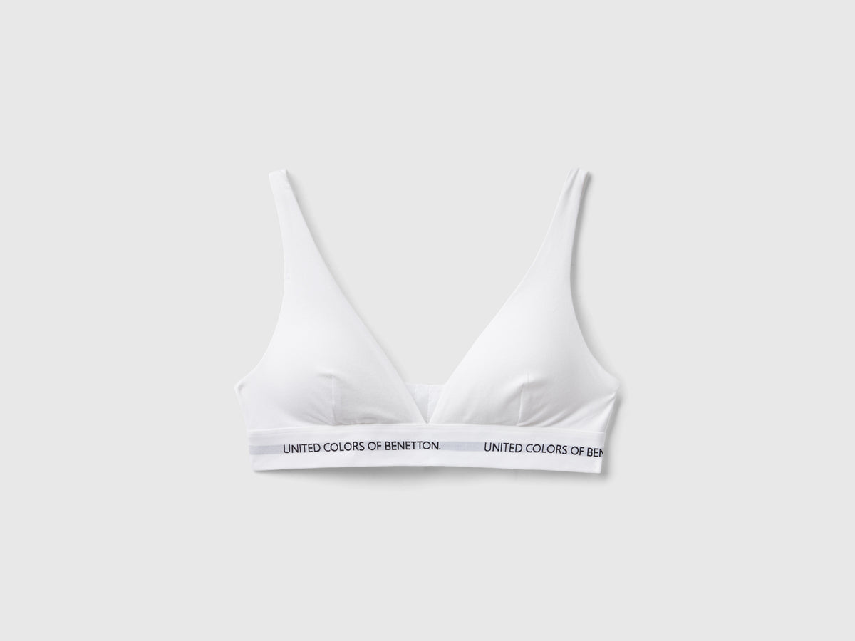 Reggiseno a triangolo in cotone bio