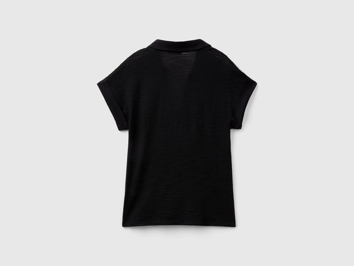T-shirt leggera stile polo