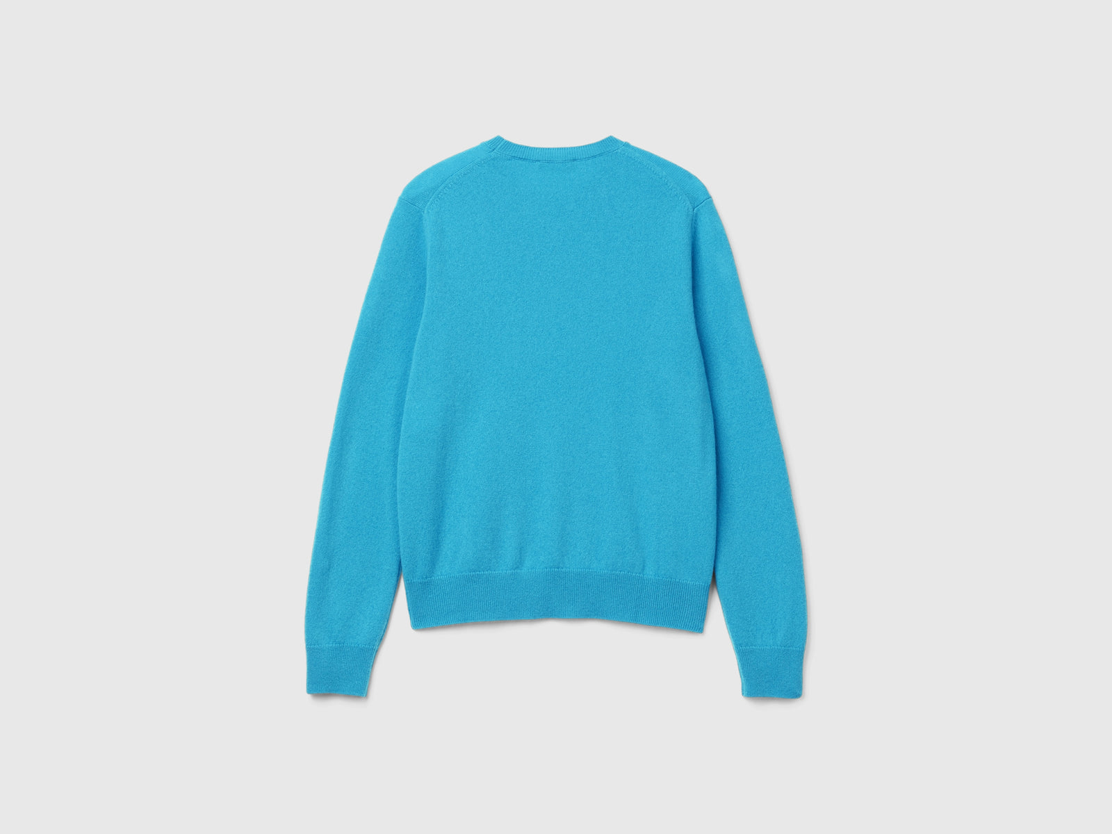 Maglioncino in puro cashmere da donna azzurro 2 | Benetton Outlet