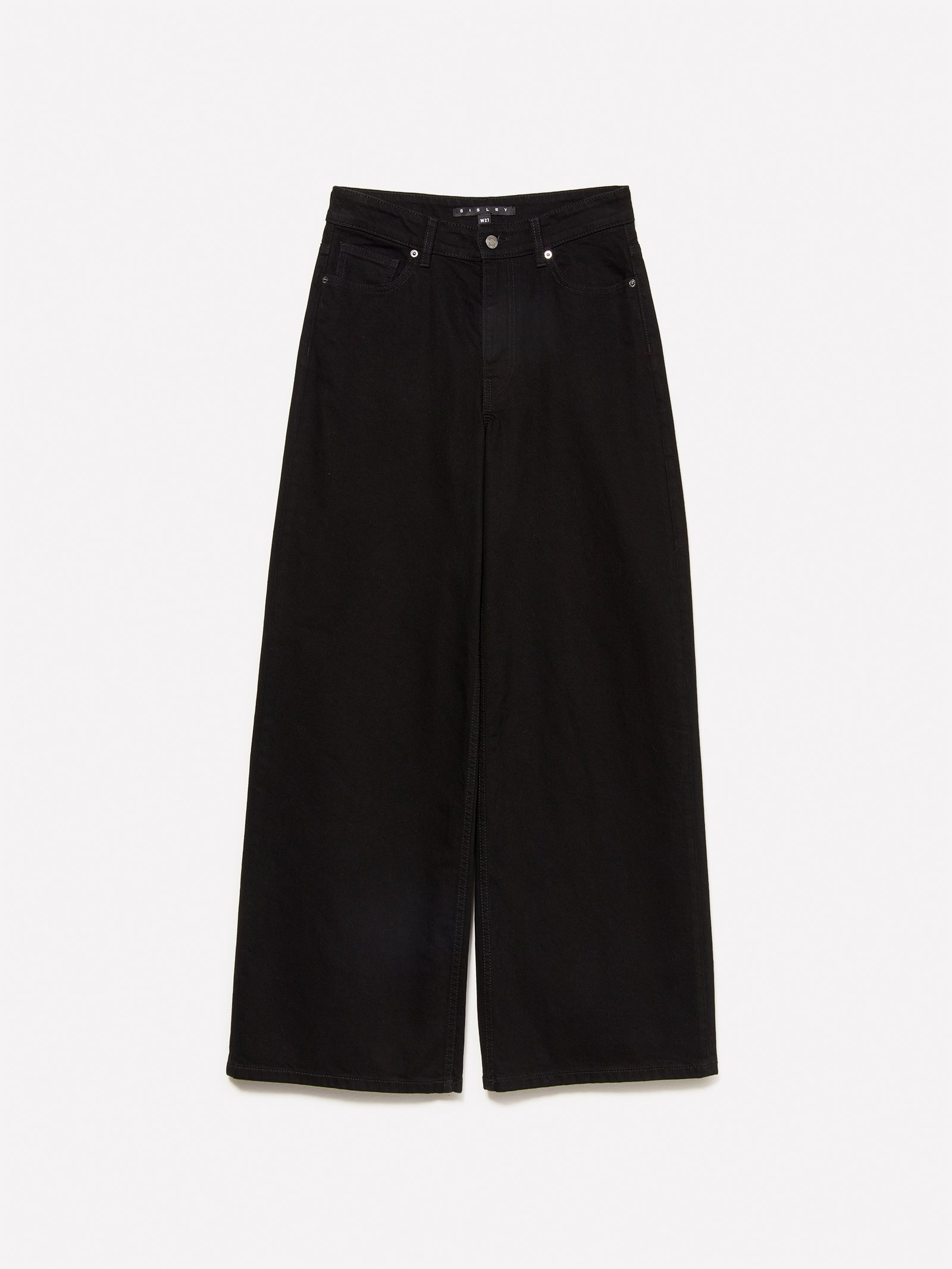 Jeans Style 72 wide fit da donna nero | Sisley Outlet