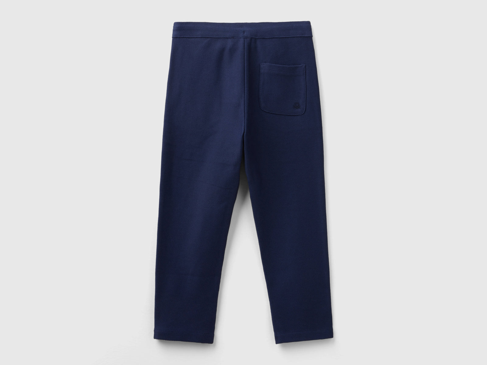 Pantaloni in felpa 100% cotone da bambino blu scuro 2 | Benetton Outlet