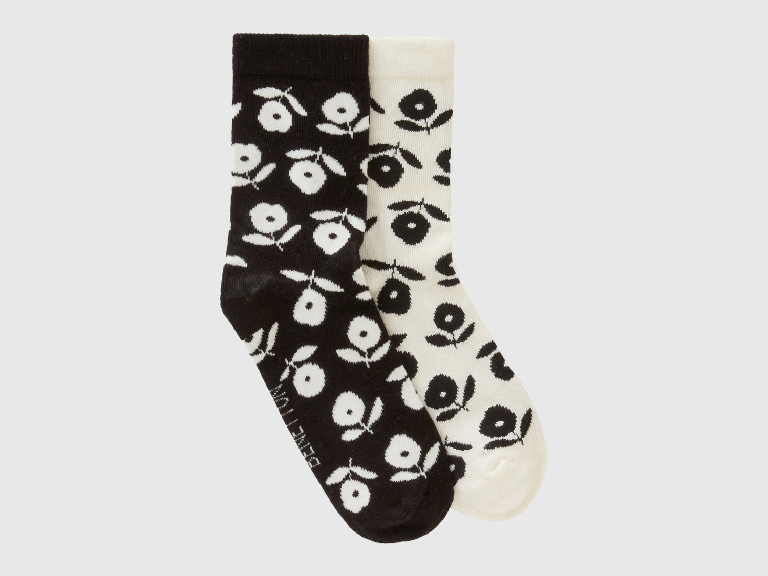 Calzini lunghi a fiori da bambino multi-color | Benetton Outlet