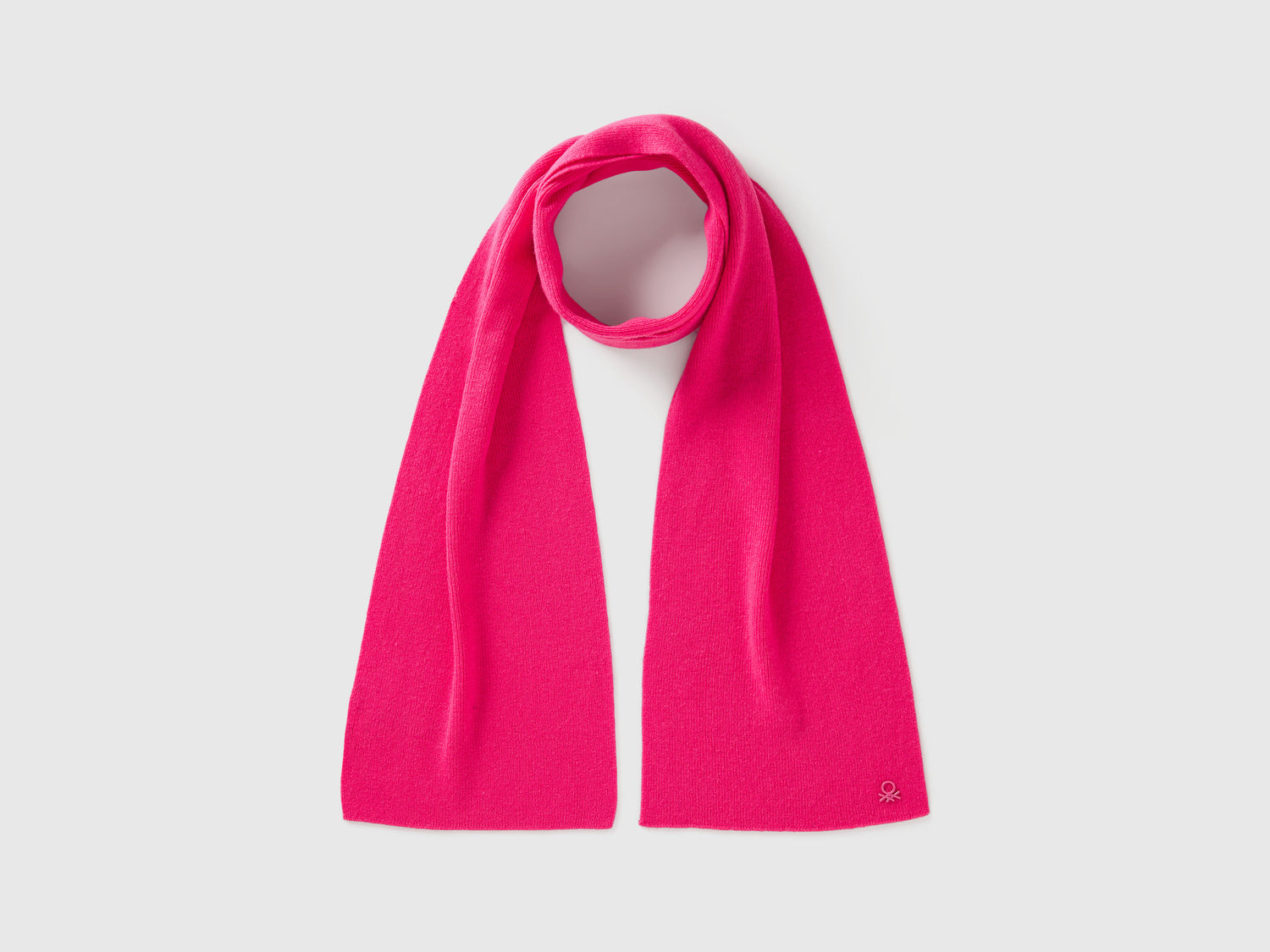Sciarpa in misto lana da bambino fucsia | Benetton Outlet