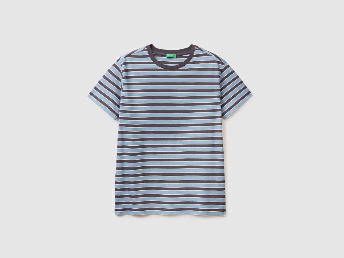 T-shirt a righe 100% cotone