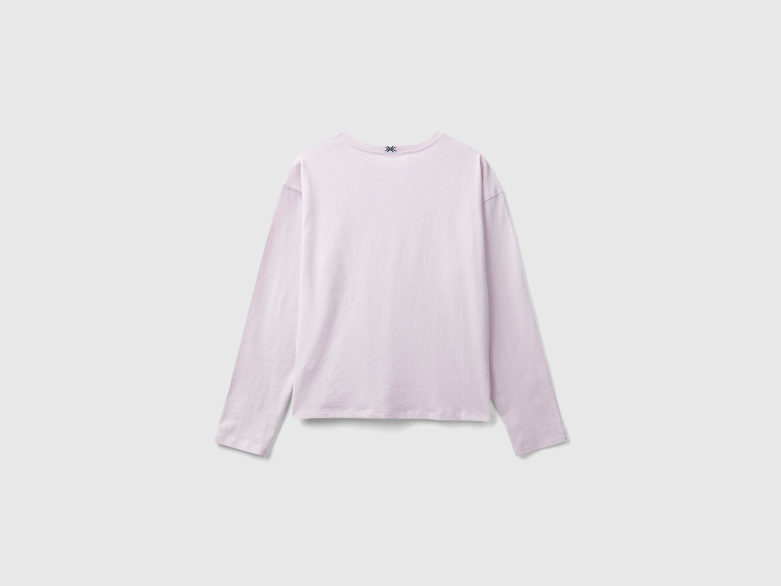 Maglietta con stampa logo da donna lilla 2 | Benetton Outlet
