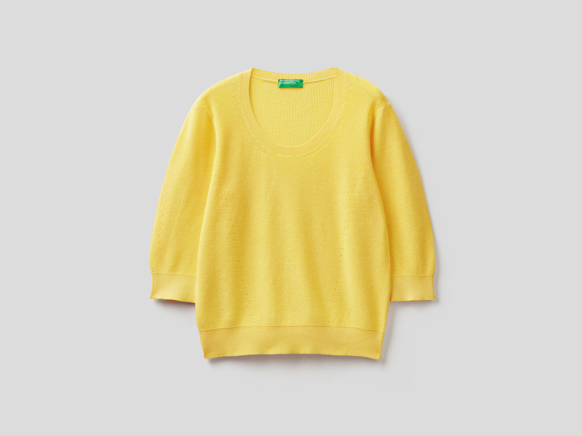 Maglioncino in cotone tricot