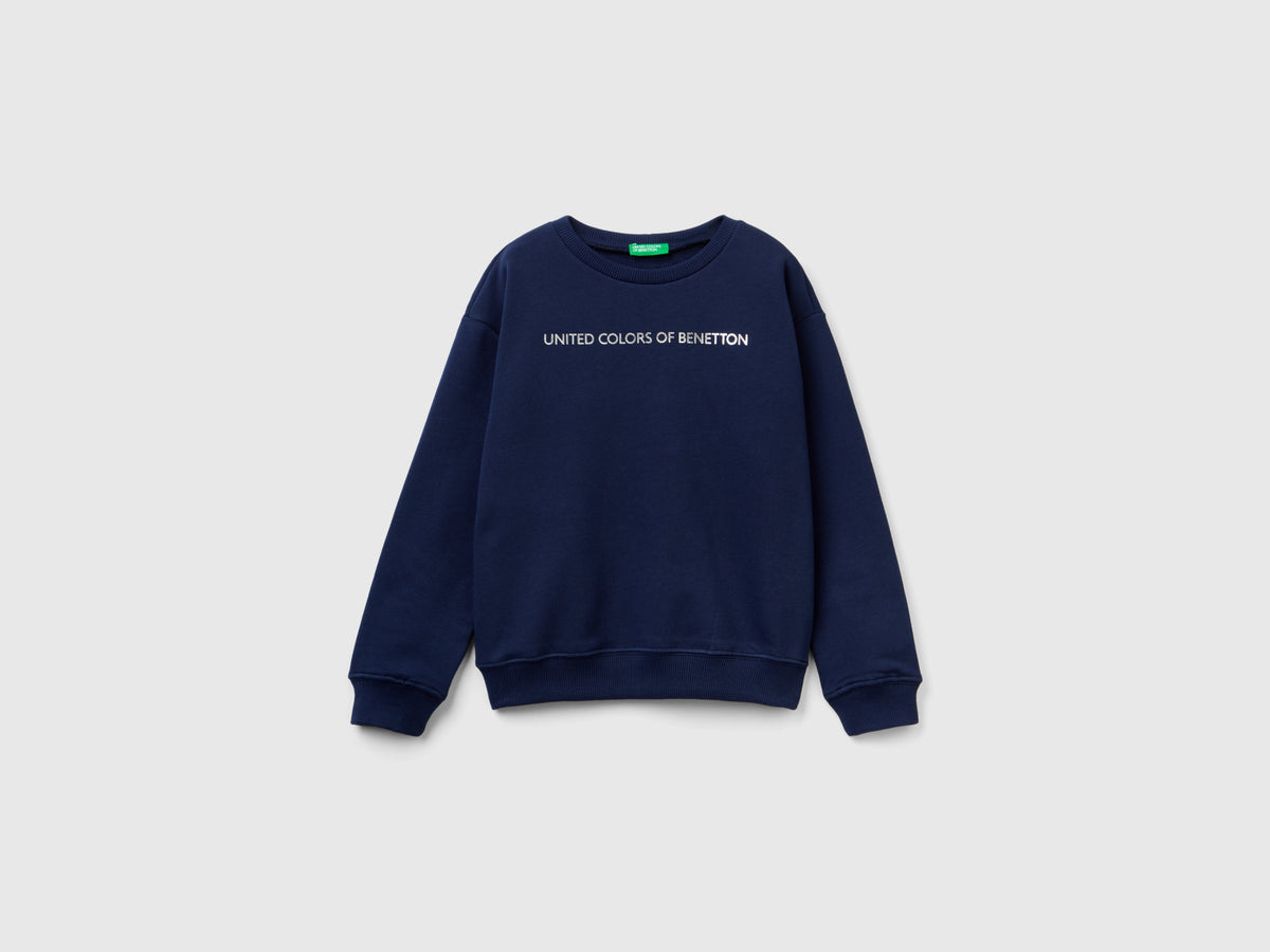 Felpa 100% cotone con logo