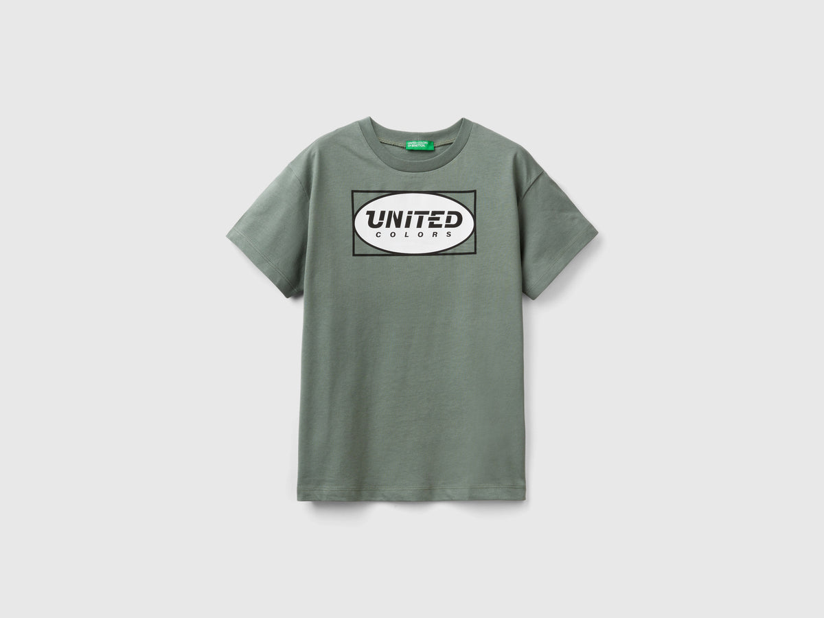 T-shirt 100% cotone bio con logo