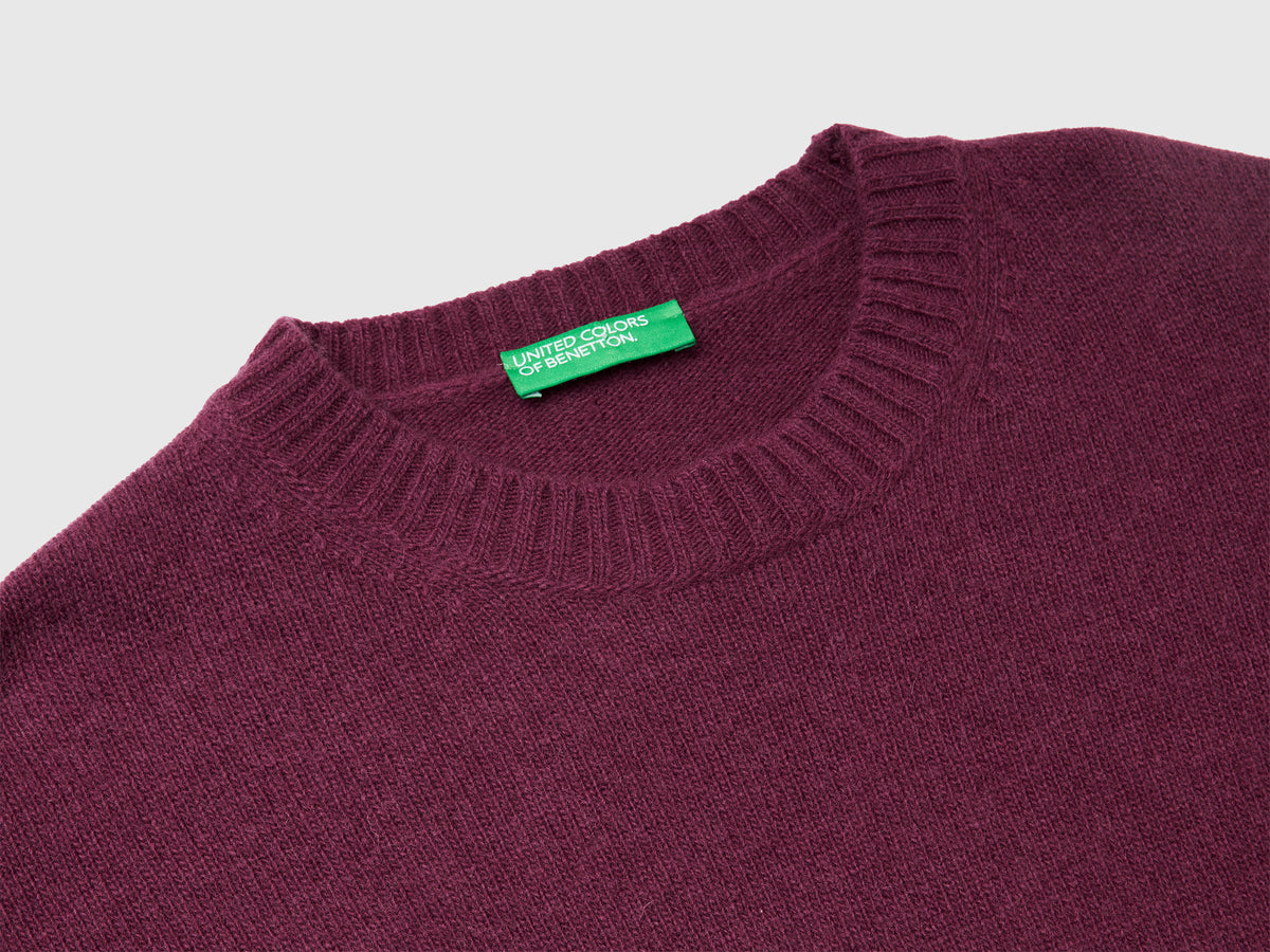 Maglia boxy fit in misto lana