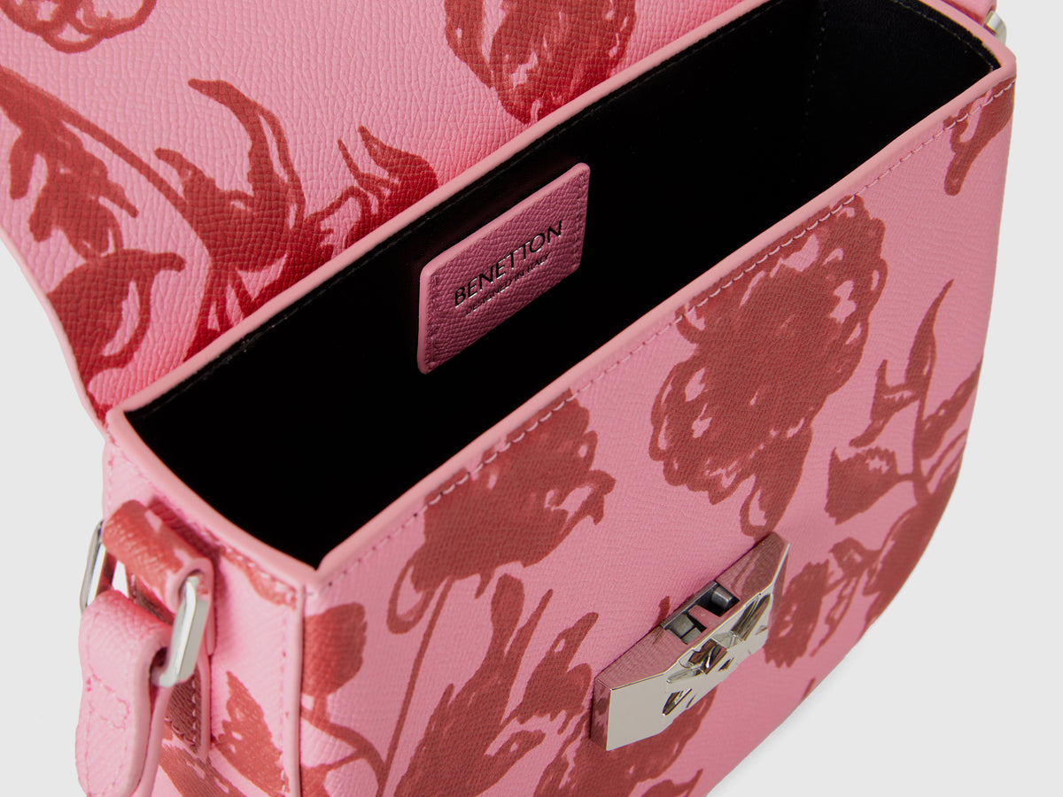 Borsa con stampa fiori