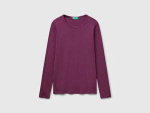 T-shirt manica lunga 100% cotone