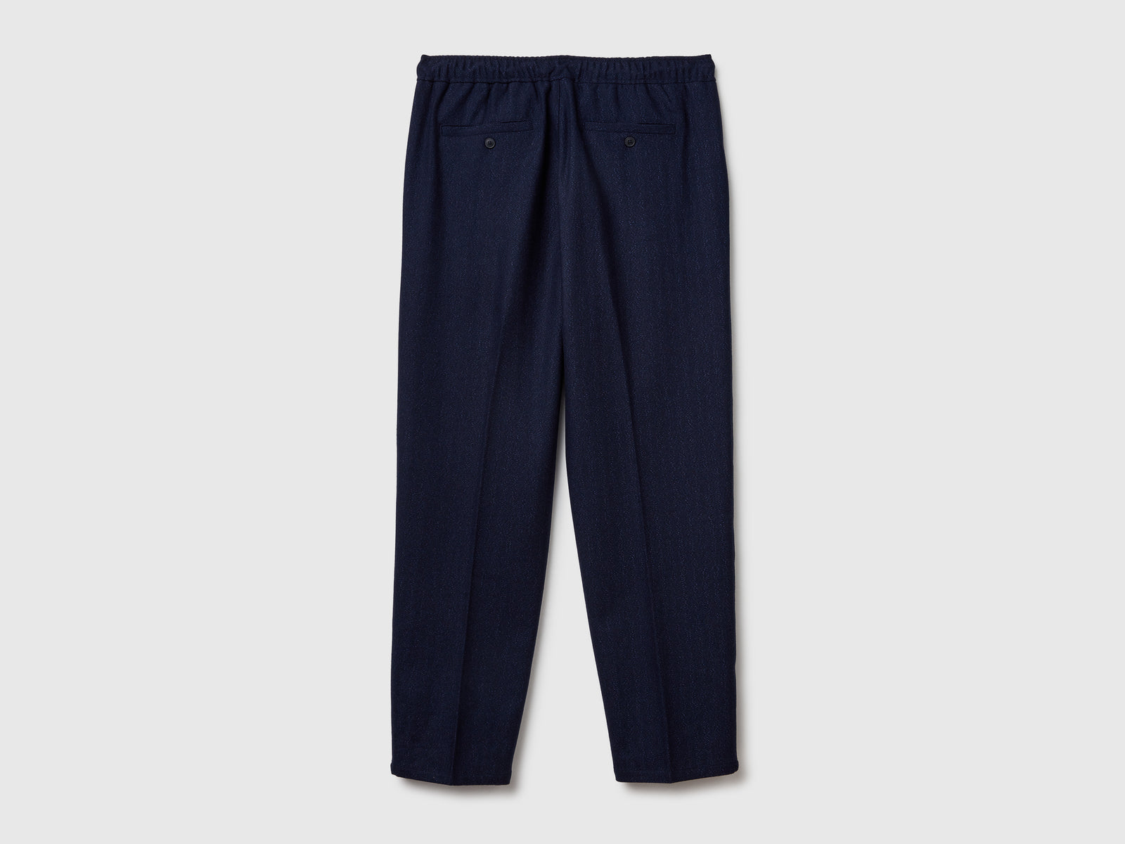 Joggers in flanella da uomo blu scuro 2 | Benetton Outlet