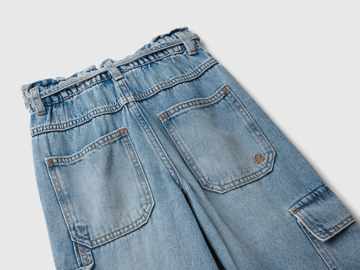 Jeans cargo wide fit