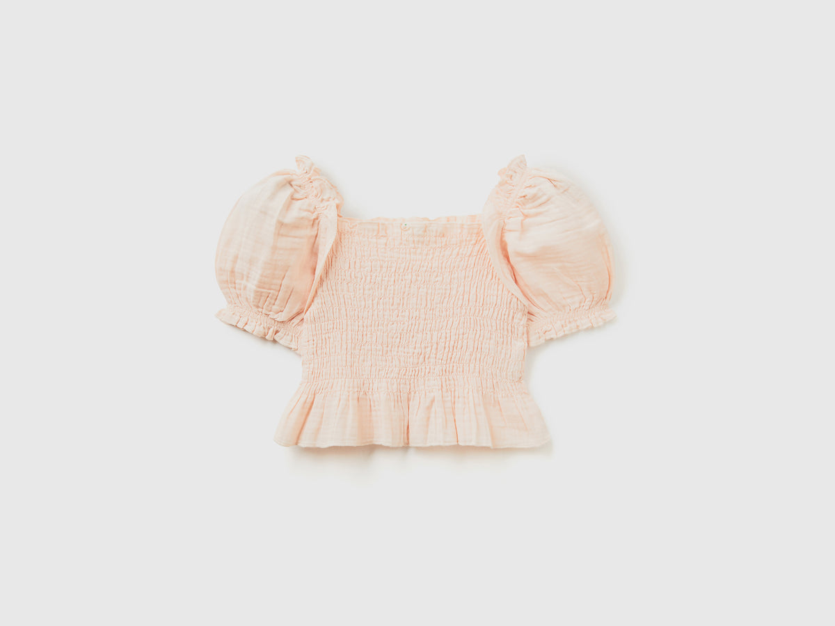 Top in puro cotone leggero dalla vestibilità aderente