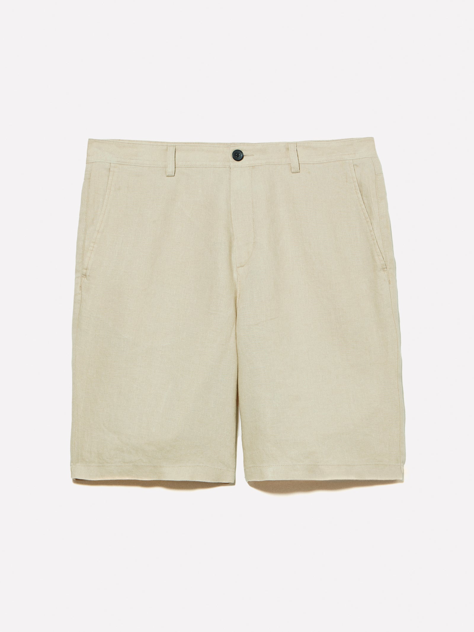 Bermuda sabbia 100% lino da uomo beige | Sisley Outlet