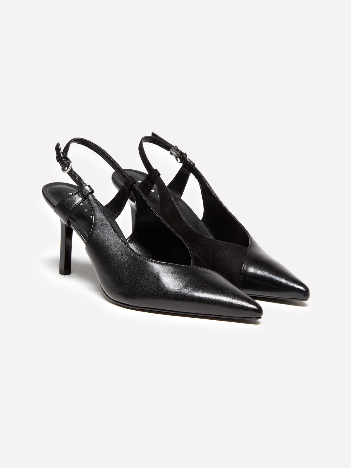 Slingback in 100% pelle